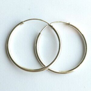Sterling Silver 925 hoop earrings